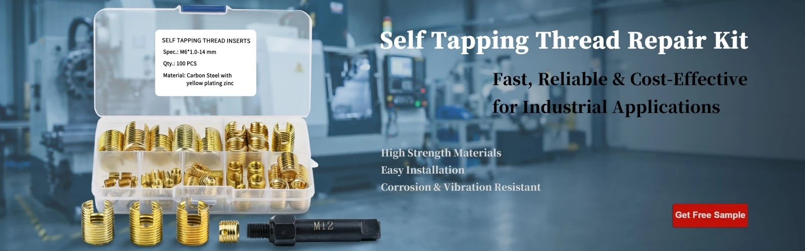 M10 Self Tapping Thread Repair KitBanner M10 Self Tapping Thread Repair KitBanner